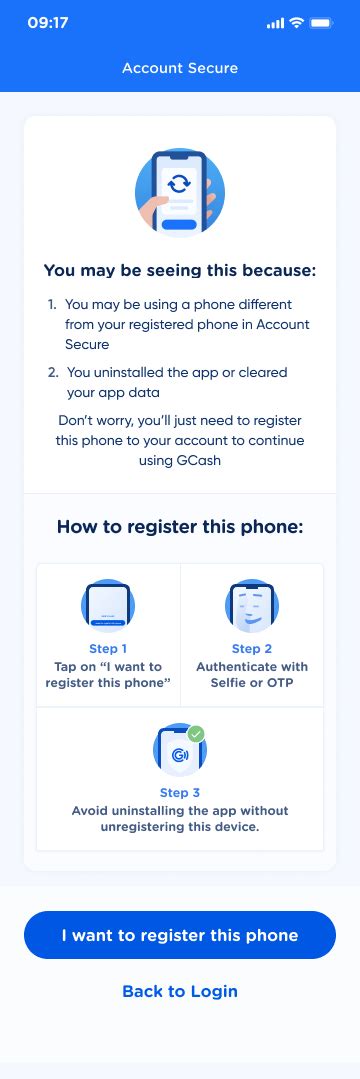 i want to register this phone gcash